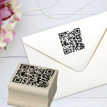 Carimbo De Borracha Empresa minimalista de código QR personalizado<br><div class="desc">Carregue um código QR e crie facilmente seu carimbo personalizado. Você pode TRANSFERIR este DESIGN em outros produtos do Zazzle e ajustá-lo ao ajustado da maioria dos itens do Zazzle. Os designs Standard Studio são feitos em gráficos vetoriais de alta resolução para um impressão profissional. Obrigado por escolher nossos designs...</div>