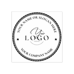 Carimbo De Borracha EMPRESA MODERNA Rub do logotipo comercial elegan