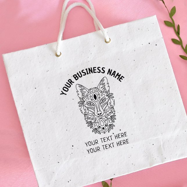 Carimbo De Borracha Empresa Personalizada, Fox Grande (Criador carregado)