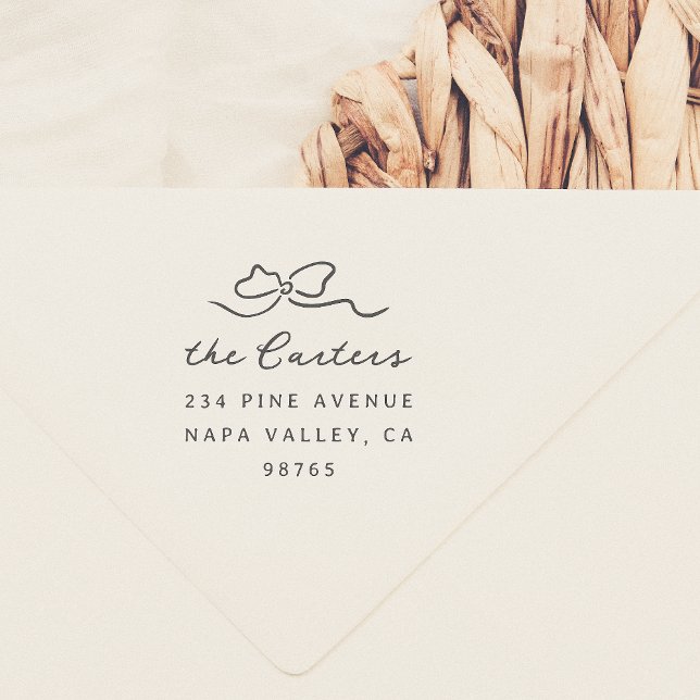 Carimbo De Borracha Endereço da Família de Arcos de Portão Whimsical (Criador carregado)