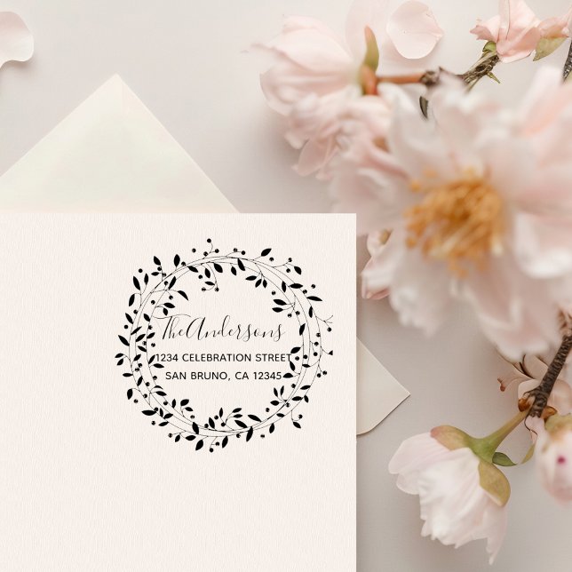 Carimbo De Borracha Endereço de Devolução Botânica Rastreada por Manus (Criador carregado)