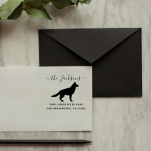 Endereço de devolução da família de cães German sh