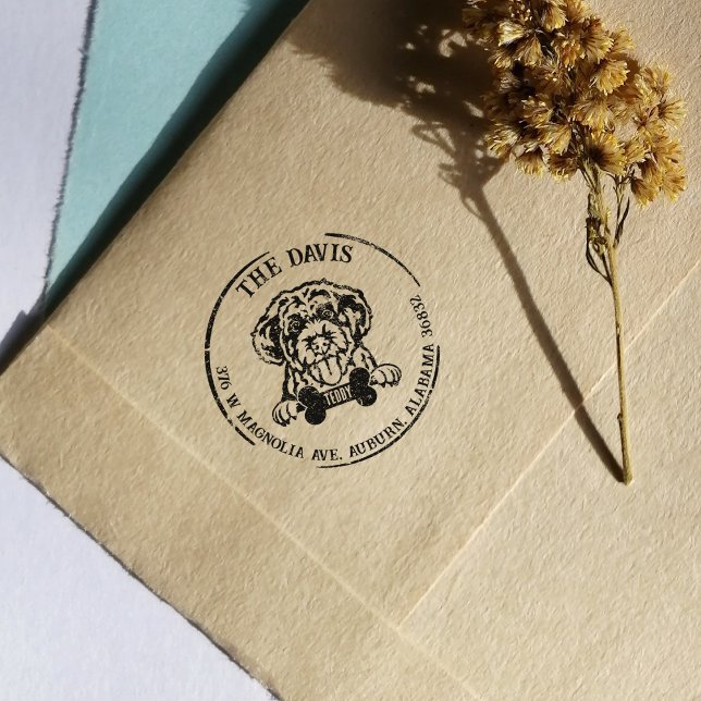 Carimbo De Borracha Endereço de devolução da família personalizada de  (Criador carregado)