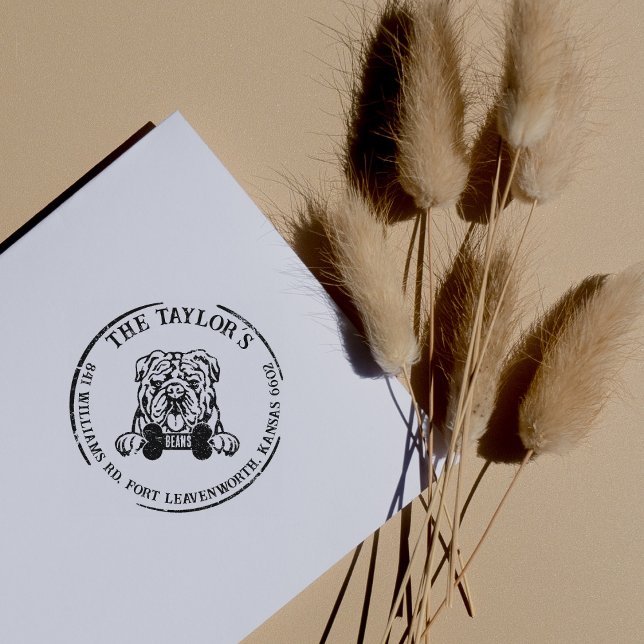 Carimbo De Borracha Endereço de Devolução da Família Personalizada do  (Criador carregado)