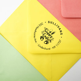 Carimbo De Borracha Endereço de devolução do Felz pascoa Cony