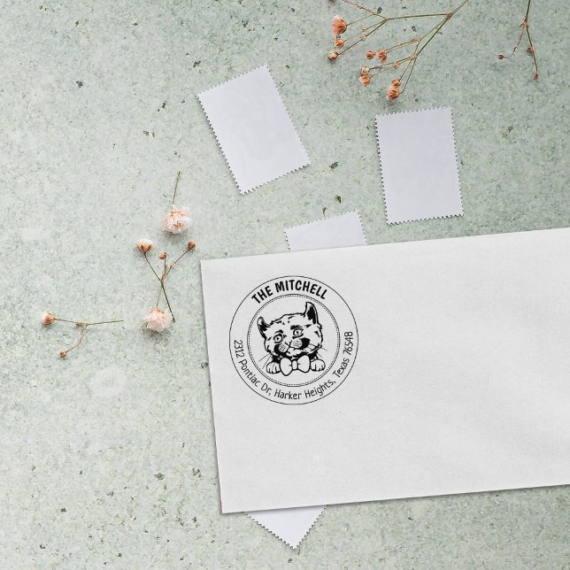 Carimbo De Borracha Endereço de devolução do Kinkalow (Criador carregado)