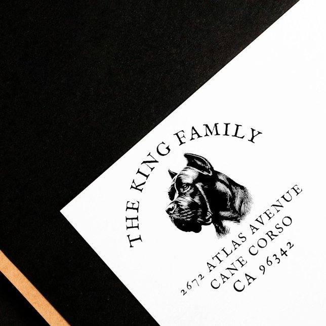 Carimbo De Borracha Endereço de Devolução do Nome da Família Caneta Co (Criador carregado)