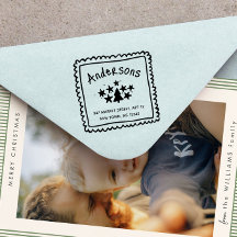 Endereço de Retorno de Natal Personalizado Diverti
