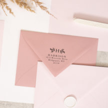 Endereço de retorno do monograma russo