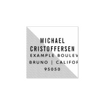 Endereço de Retorno Geométrico da Tipografia Moder