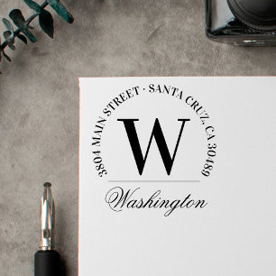 Carimbo De Borracha Endereço do remetente feito sob encomenda do