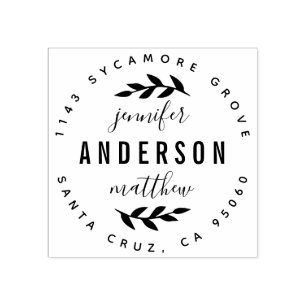 Carimbo De Borracha Endereço do remetente feito sob encomenda do casa