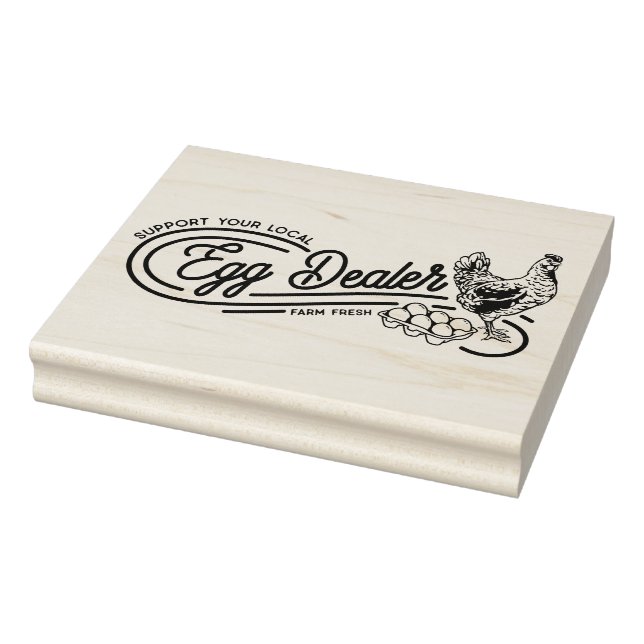 Carimbo De Borracha Engraçado De Ovos De Frango (Carimbo)