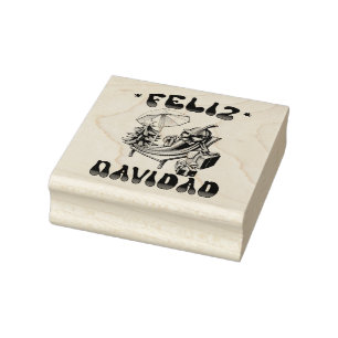 Carimbo De Borracha Engraçado Feliz Navidad, Feliz Natal Feliz Chili