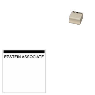 Carimbo De Borracha EPSTEIN ASSOCIATE Redaction Stamp