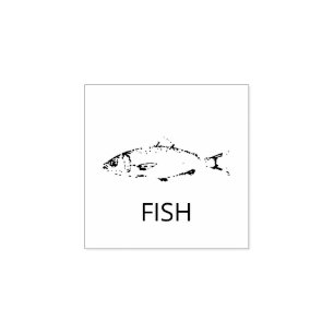 Carimbo De Borracha Escolha de refeições para casamentos com FISH pers