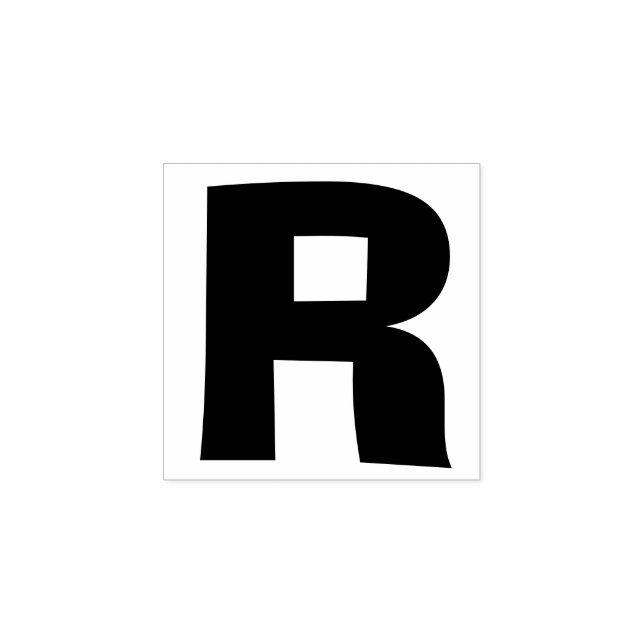 Carimbo De Borracha Escolha sua própria letra | Estilo de fonte: link  (Impressão)