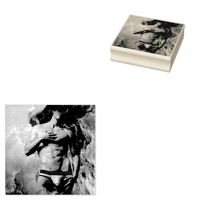 Carimbo De Borracha EscorregadioJoe muscular roupa interior vibrante (Carimbado)