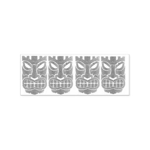 Carimbo De Borracha Esculturas Tiki Thunder_Cove