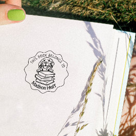 Carimbo De Borracha Este Livro Pertence A, Livro Da Beagle