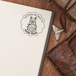 Carimbo De Borracha Este Livro Pertence Ao Livro Cute Shiba Inu