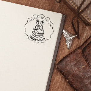 Carimbo De Borracha Este Livro Pertence Ao Livro Cute Shiba Inu