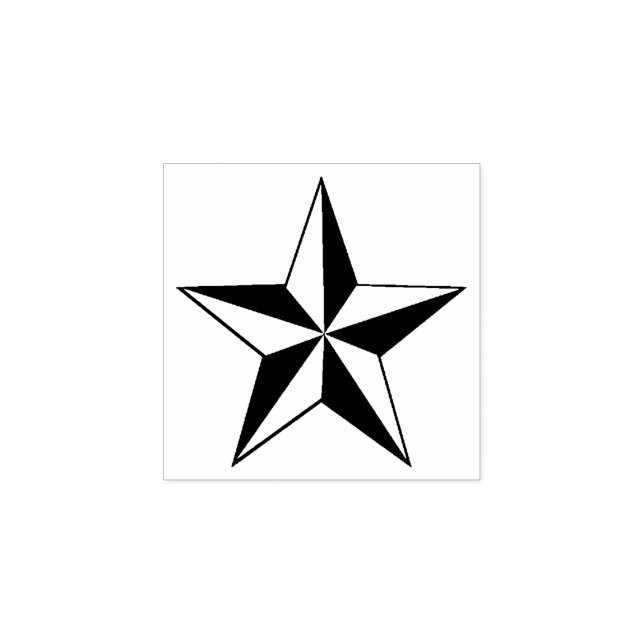 Carimbo De Borracha Estrela (Impressão)