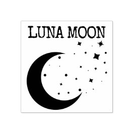 Carimbo De Borracha Estrelas da Lua