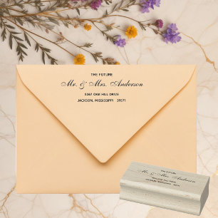 Carimbo De Borracha Eterno Floral Rustic Wedding