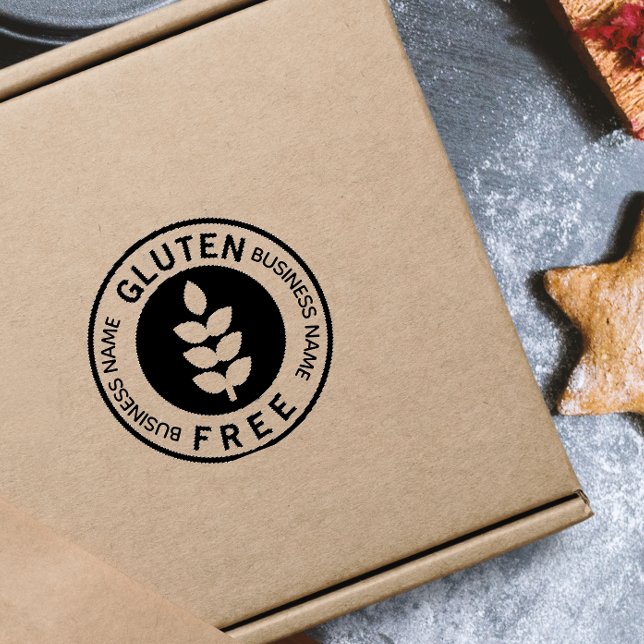 Carimbo De Borracha Etiqueta de Comida Gratuita (Criador carregado)