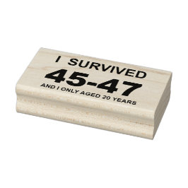 Carimbo De Borracha Eu Sobrevivi 45-47