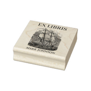 Carimbo De Borracha EX libris exlibris Biblioteca de livros lançamento