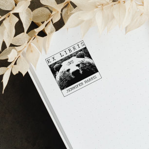 Carimbo De Borracha Ex-Libris, Livro do Urso Selvagem