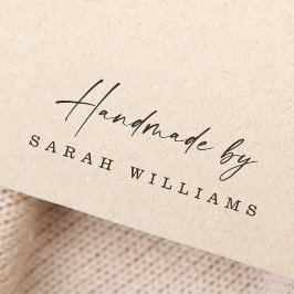 Carimbo De Borracha Fabricado manualmente por nome personalizado scrip