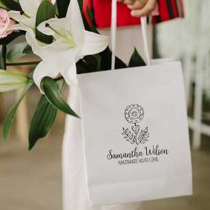 Carimbo De Borracha Fabricante Personalizado de Flor Elegante Grande