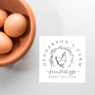 Carimbo De Borracha Faça a sua própria Vintage Cartonagem de Ovo de Fa