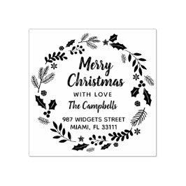 Carimbo De Borracha Faça Seu Próprio Natal Personalizado, Moderno E Fe