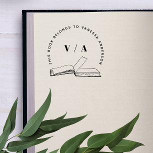 Carimbo De Borracha Faça sua própria biblioteca personalizada de livro