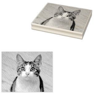 Carimbo De Borracha Faça Sua Própria Foto Personalizada Pet Cat Dog An