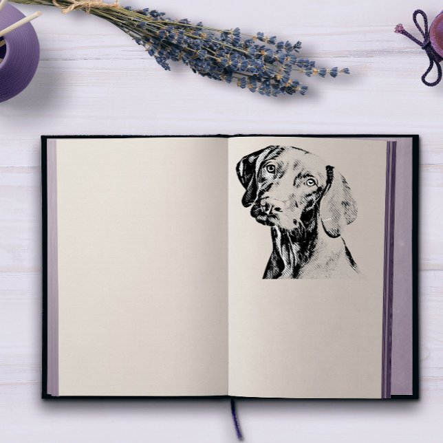 Carimbo De Borracha Faithful Friend Dog Wooden Stamp (Criador carregado)