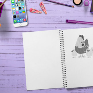 Carimbo De Borracha Farm Chicks Wooden Stamp