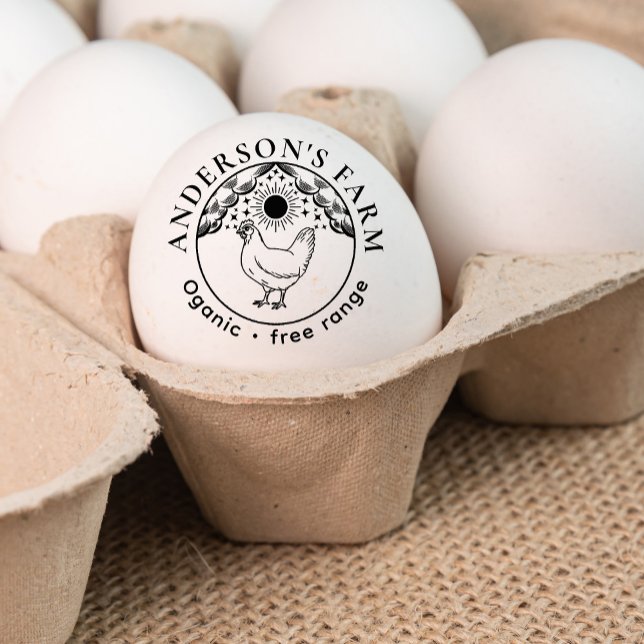 Carimbo De Borracha Fazenda da Família de Ovos Frescos de Witchy Tarot (Criador carregado)