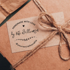 Carimbo De Borracha Feita À Mão Com Amor | Coração Russo e Curva de Fo