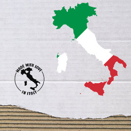 Carimbo De Borracha Feita com amor na Itália, Pequenas Empresas,