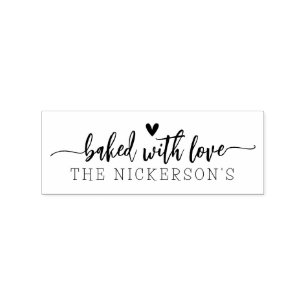 Carimbo De Borracha Feita Com Coração De Amor Manuscrita