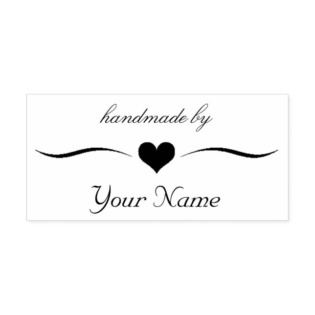 Carimbo de borracha feito à mão (Design)