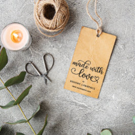 Carimbo De Borracha Feito com Amor Cute Heart Script