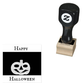 Carimbo de Borracha Feliz Halloween Jack-o'-lanter