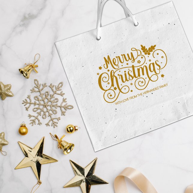 Carimbo De Borracha Feliz Natal, Caligrafia Decorada, Grande (Criador carregado)