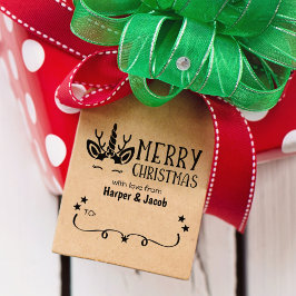 Carimbo De Borracha Feliz Natal do Unicórnio